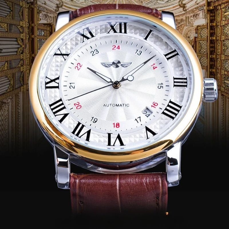 Konstantin® | Mode Luxe Cuir Automatique Complète Montre