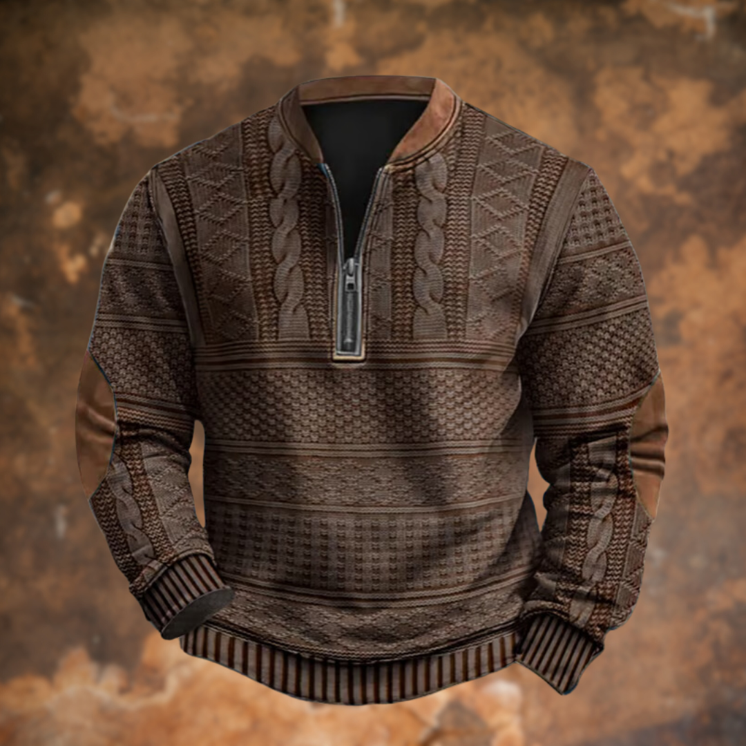 Anders® | Sweatshirt med lynlås