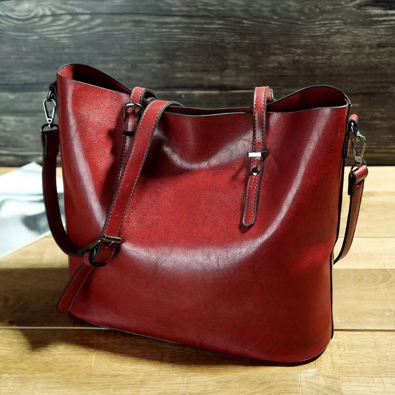 IRIS® | Vintage læder skuldertaske