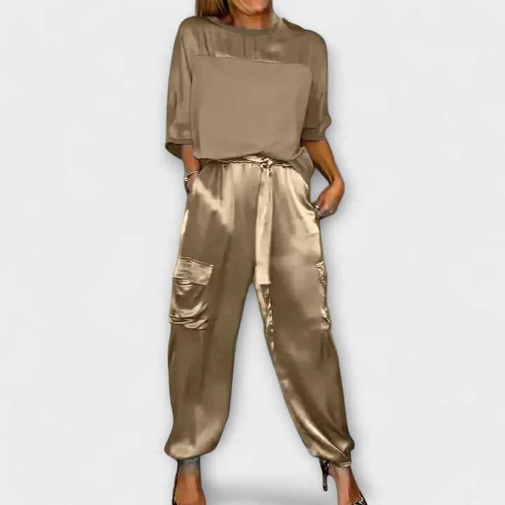 Ulla® | Satin To-delt Sæt