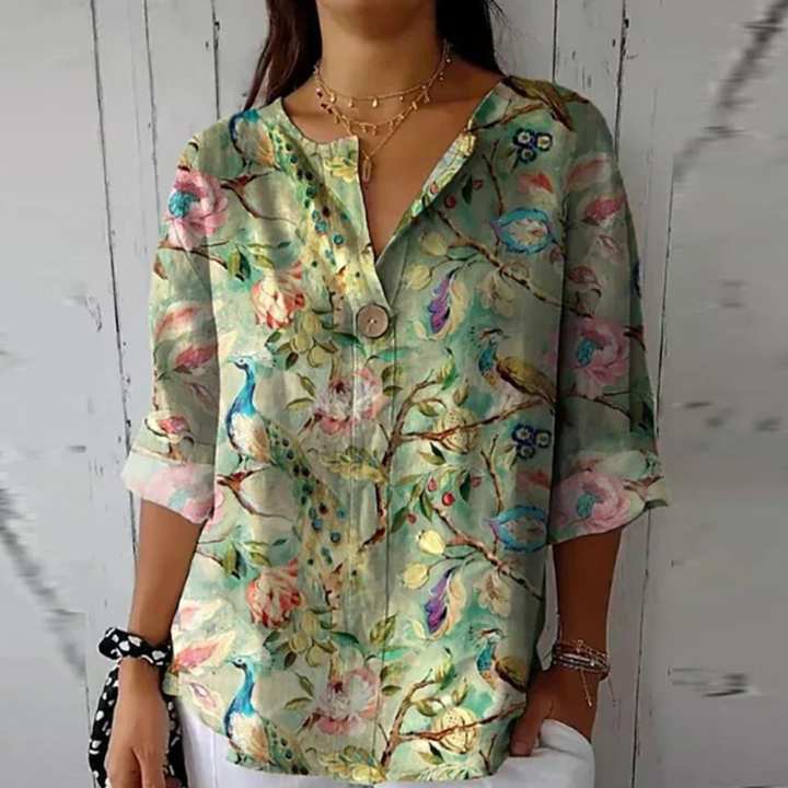 Vilda® | Chic Blomsterprint Bluse