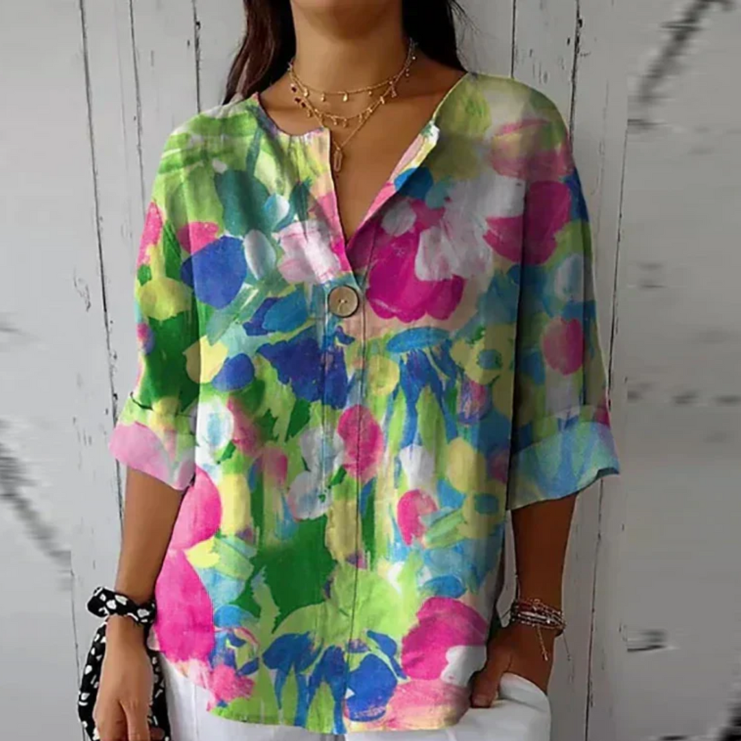 Vilda® | Chic Blomsterprint Bluse