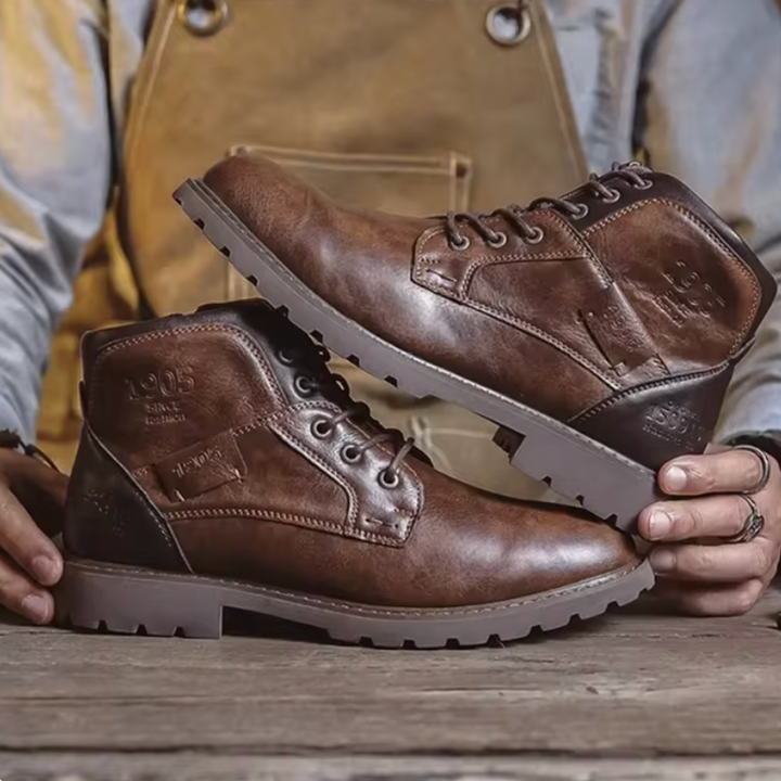 Tage® | Klassiske Vintage Læderstøvler
