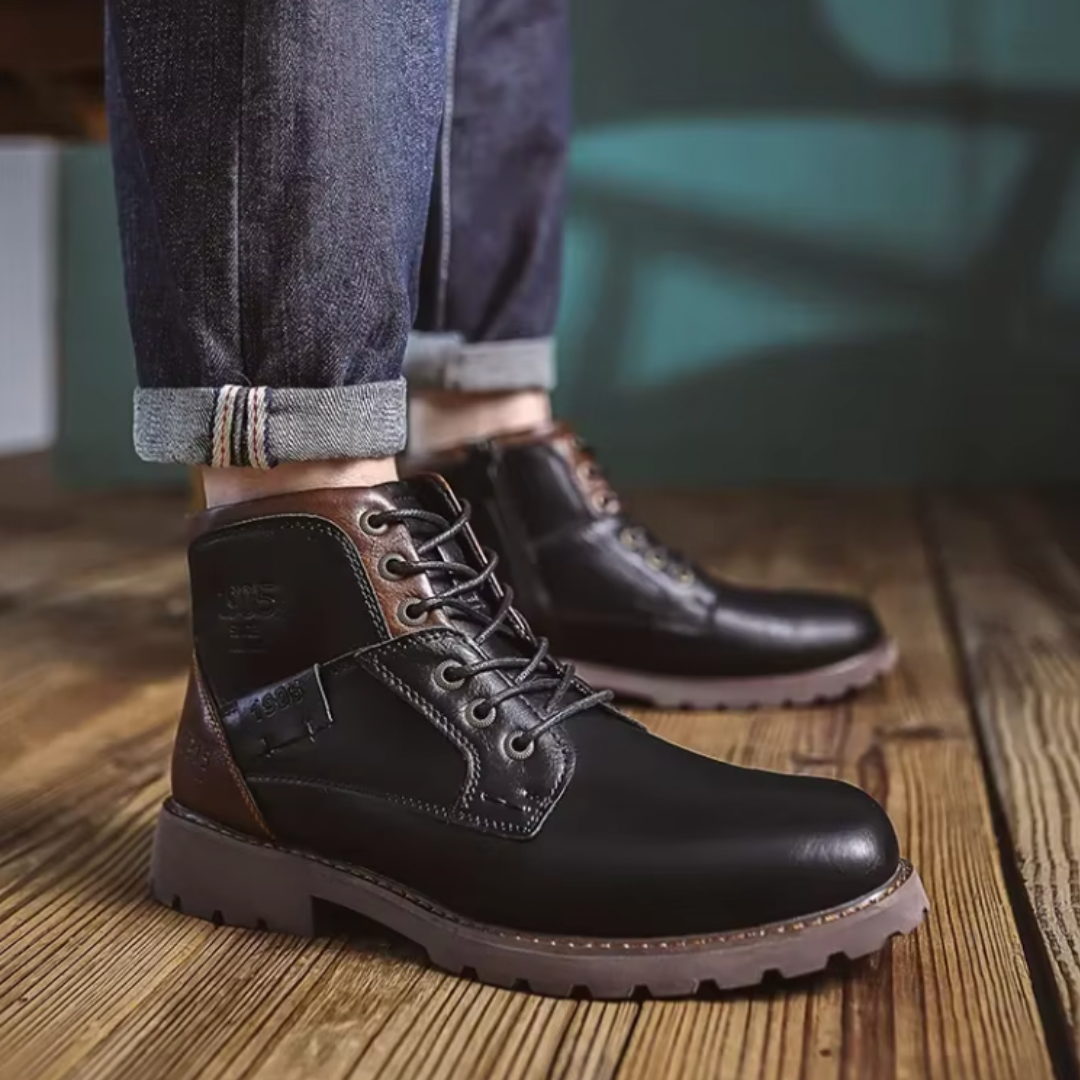 Tage® | Klassiske Vintage Læderstøvler