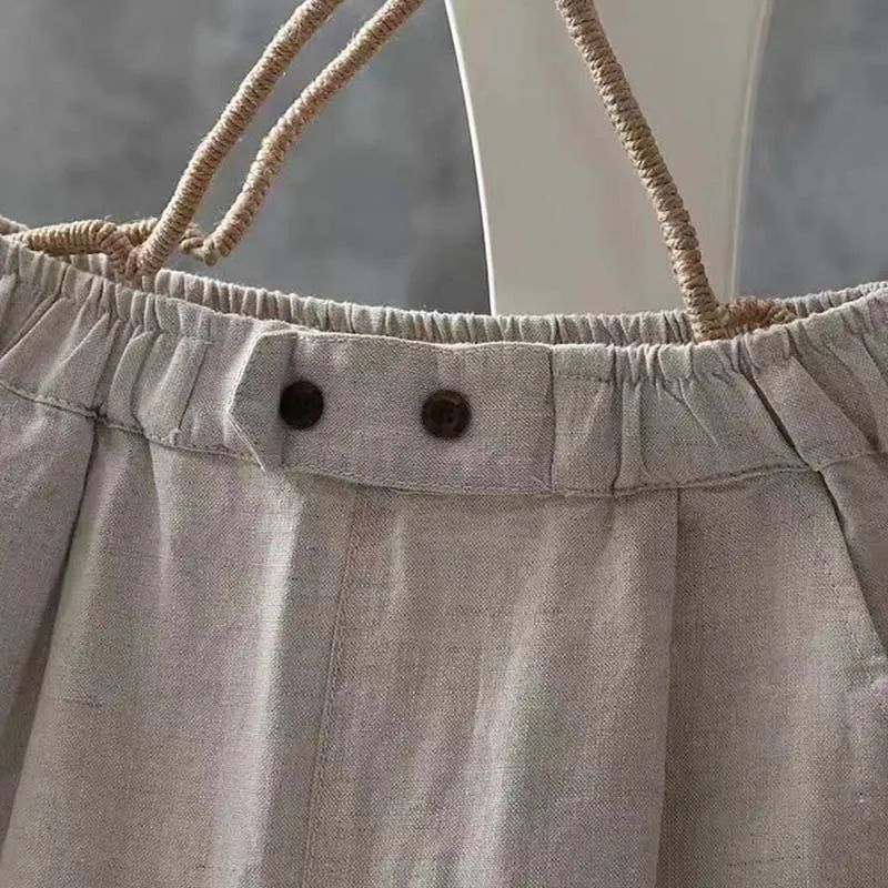 Ingrid® | Bomuld Og Linned Behagelige Casual Bukser