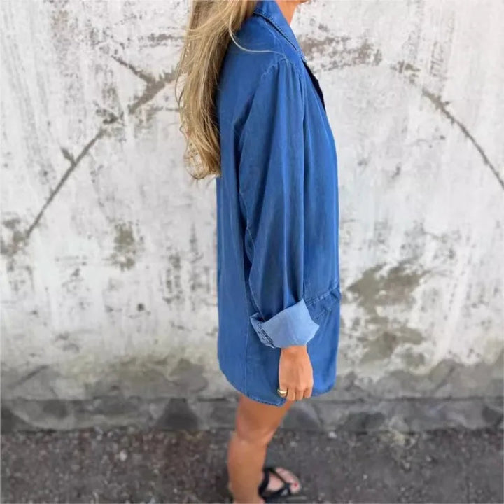 Alvilda® | En Afslappet Blazer i Denim