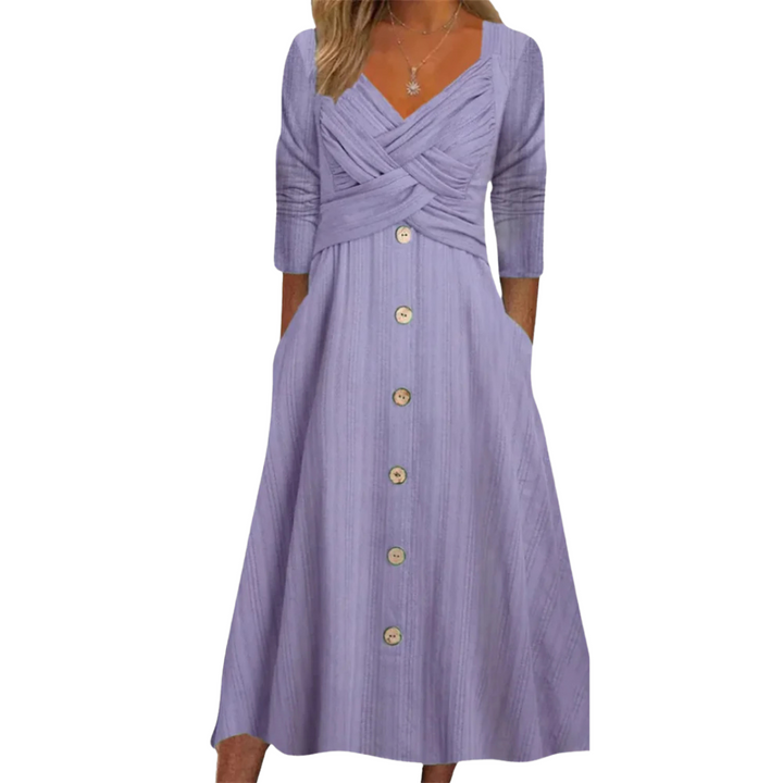 Rani® | Elegant Mave Dækning Kjole