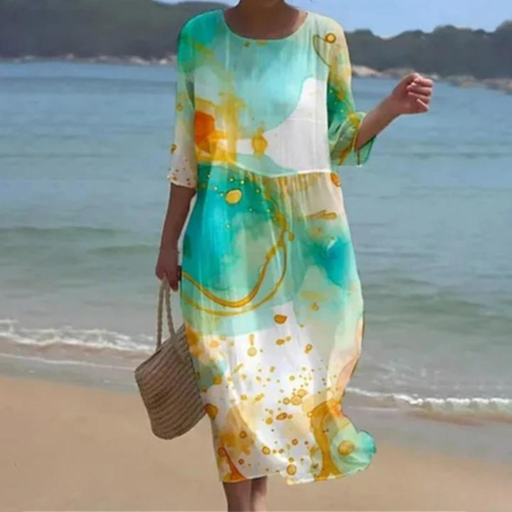 Frederikke® | Elegant Kjole der Skjuler Maven