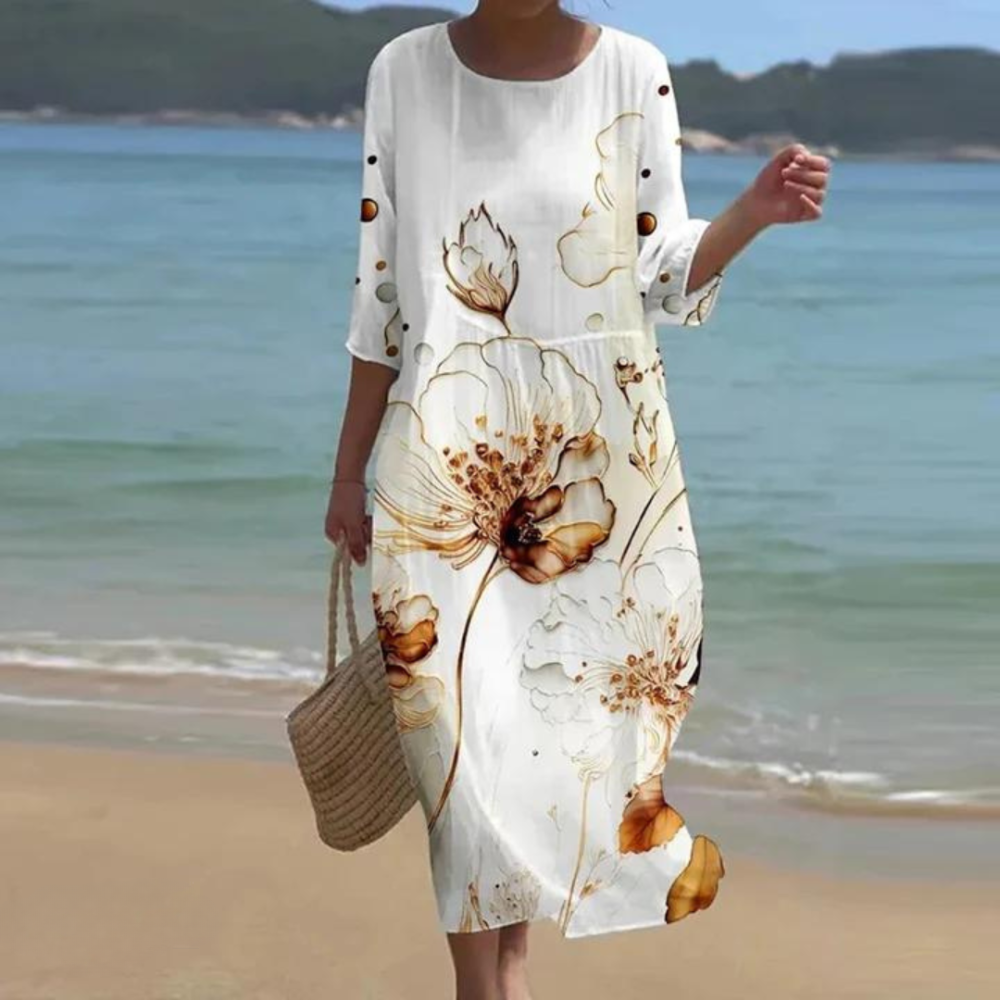 Frederikke® | Elegant Kjole der Skjuler Maven