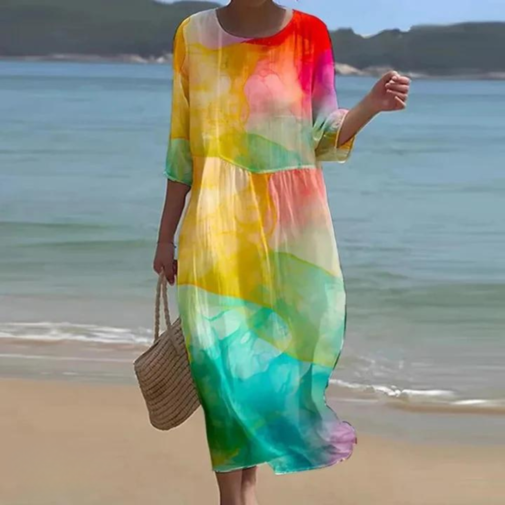 Frederikke® | Elegant Kjole der Skjuler Maven