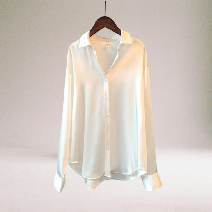 Anne-Mette® | Klassisk bluse i høj kvalitet satin