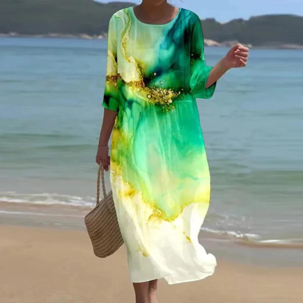 Frederikke® | Elegant Kjole der Skjuler Maven