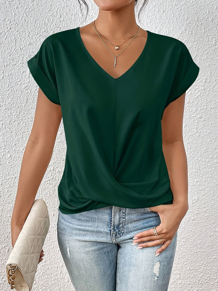 Ingeborg® | I LÆSSIG V-HALS T-SHIRT