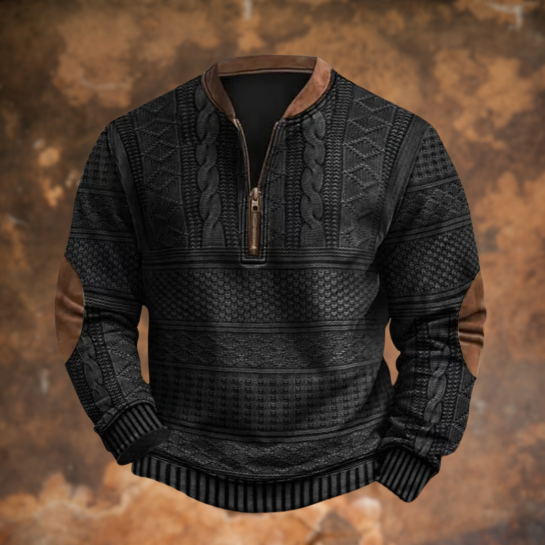 Anders® | Sweatshirt med lynlås