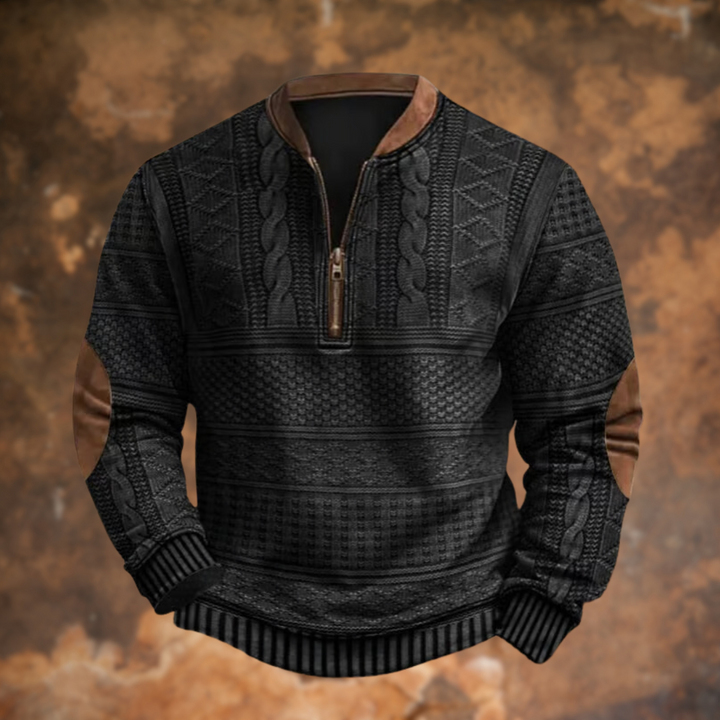 Anders® | Sweatshirt med lynlås