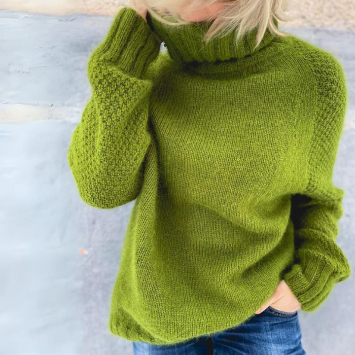 MONIKA® | Elegant Høj Krave Sweater