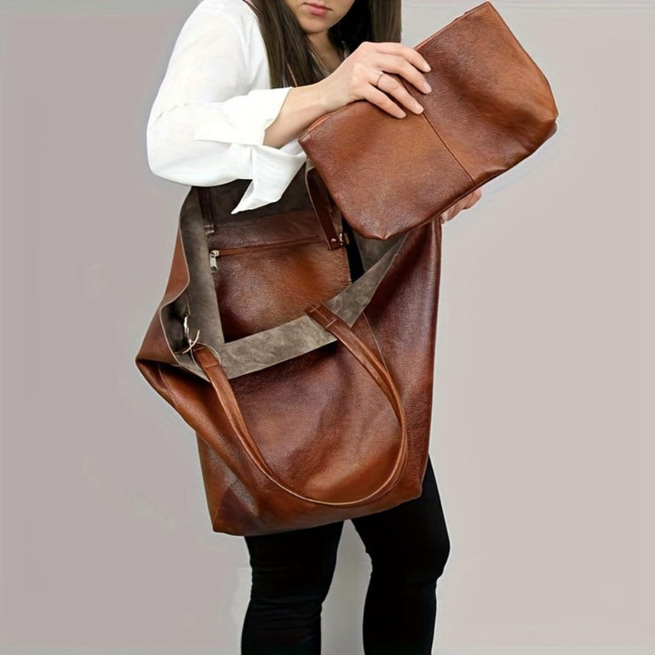 Renee | Vintage-Inspired Soft Tote Bag with Large Capacity