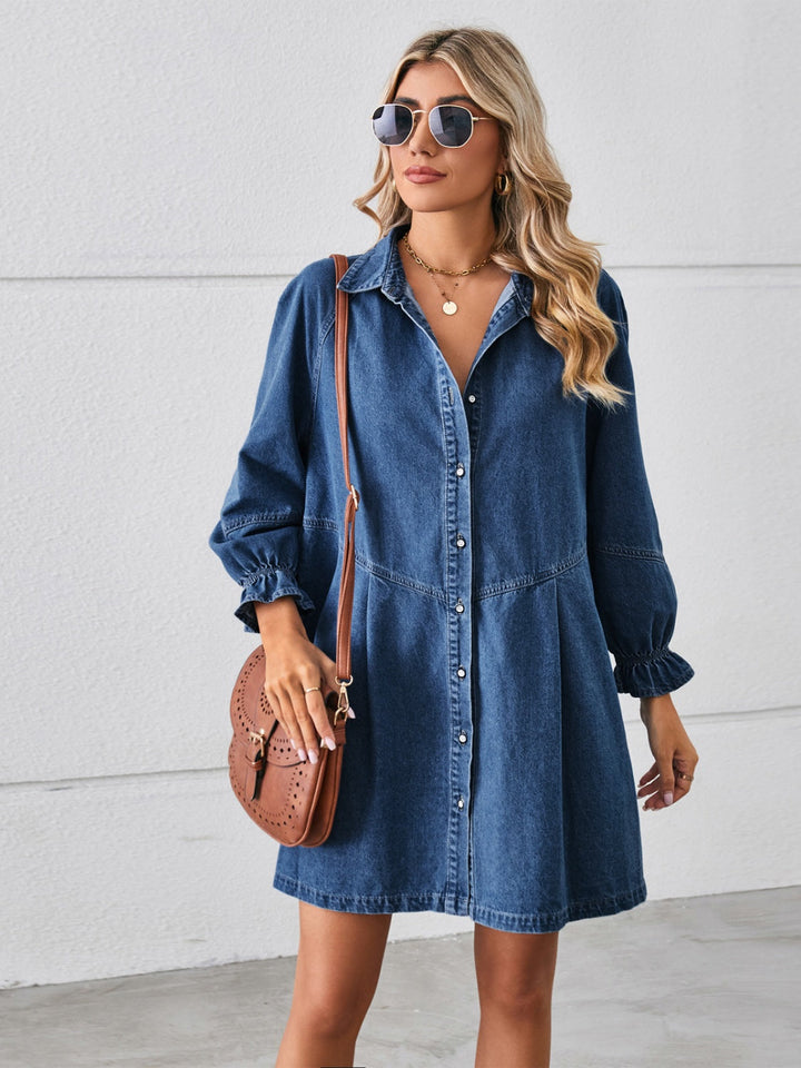 Solvei® | Denimkjole med knapper