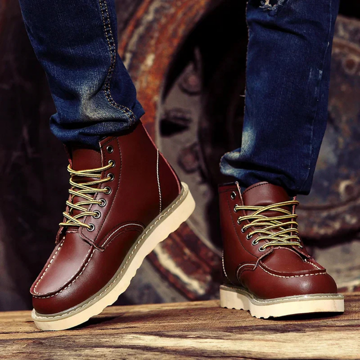 Ditmar® | Klassiske Læderstøvler i Vintage Stil