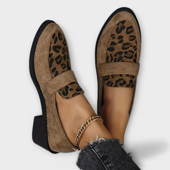 Dora® | Elegante sko med leopardmønster