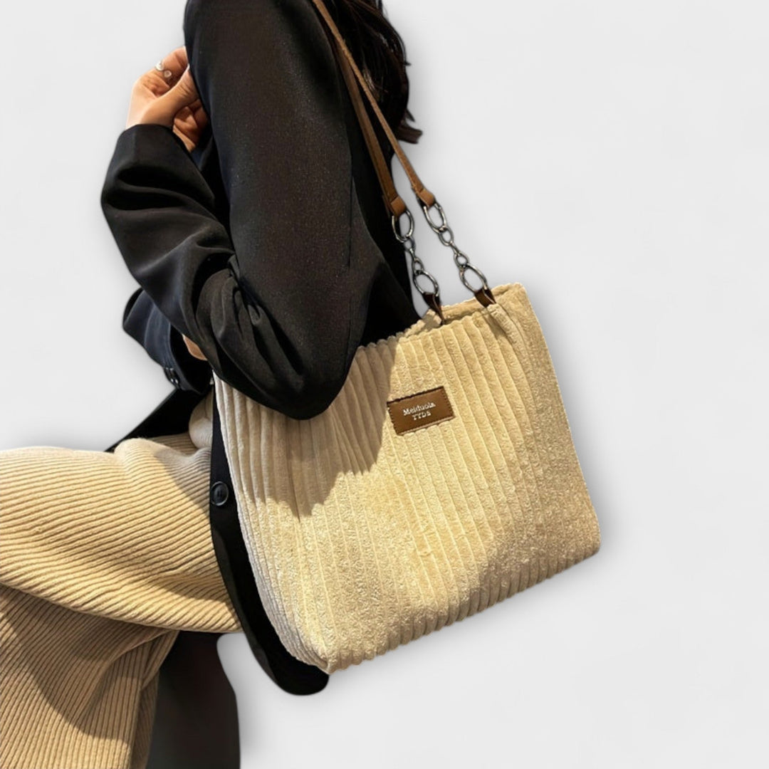 Tilda® | Blød Cord Skuldertaske
