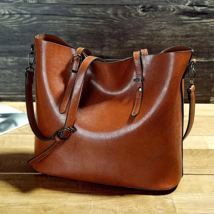 IRIS® | Vintage læder skuldertaske