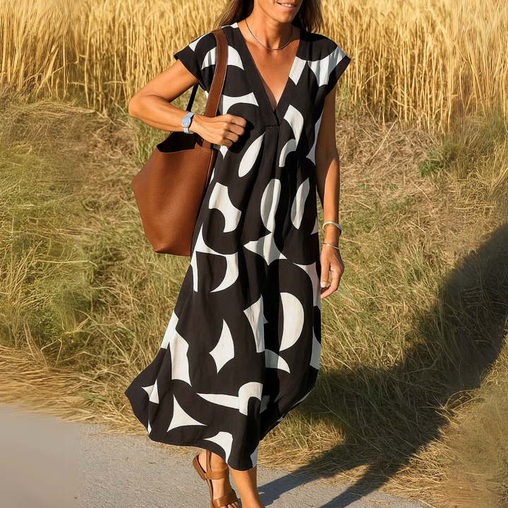 Filippa® | Fleksibel kjole med V-hals