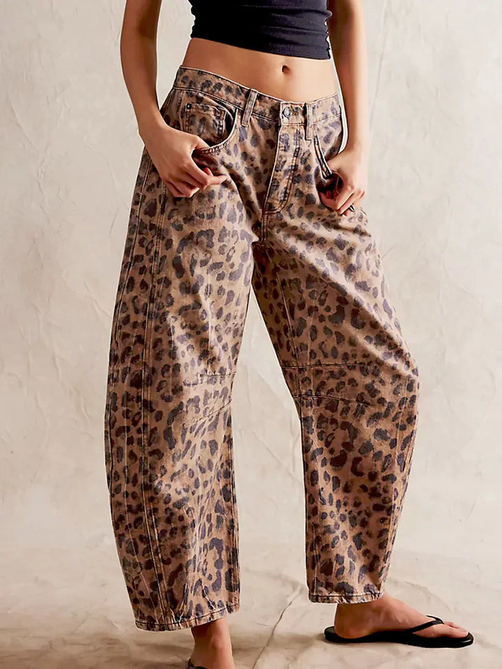 Ida® | KOMFORTABLE LEOPARDBUKSER