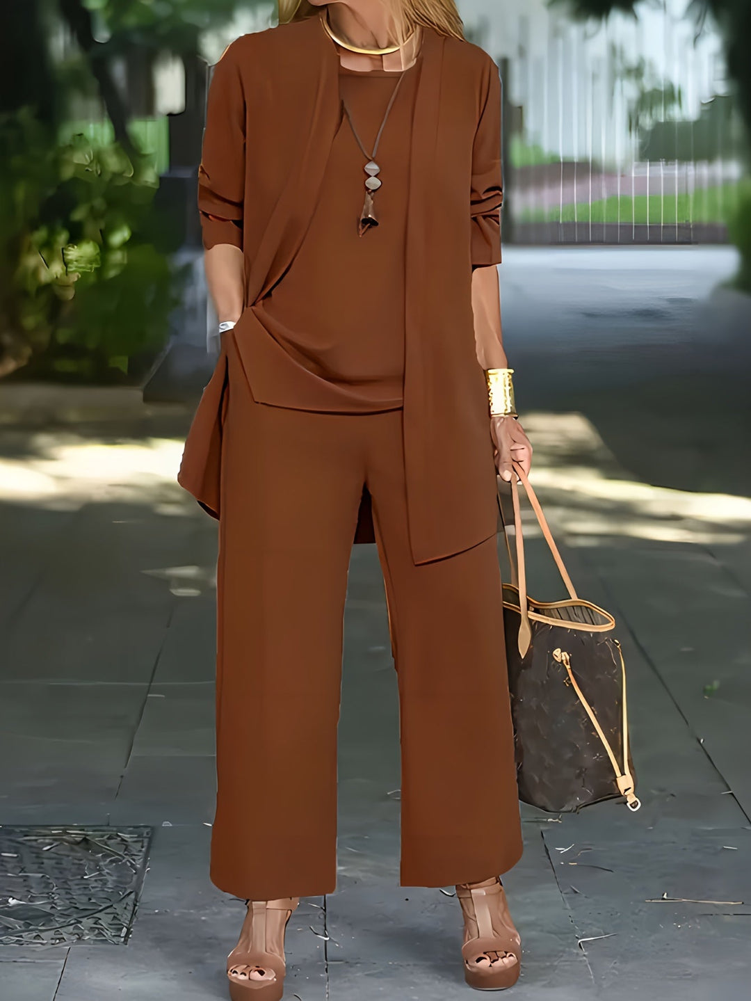 Thea® | Stilfuld Chic Tre-delt Sæt
