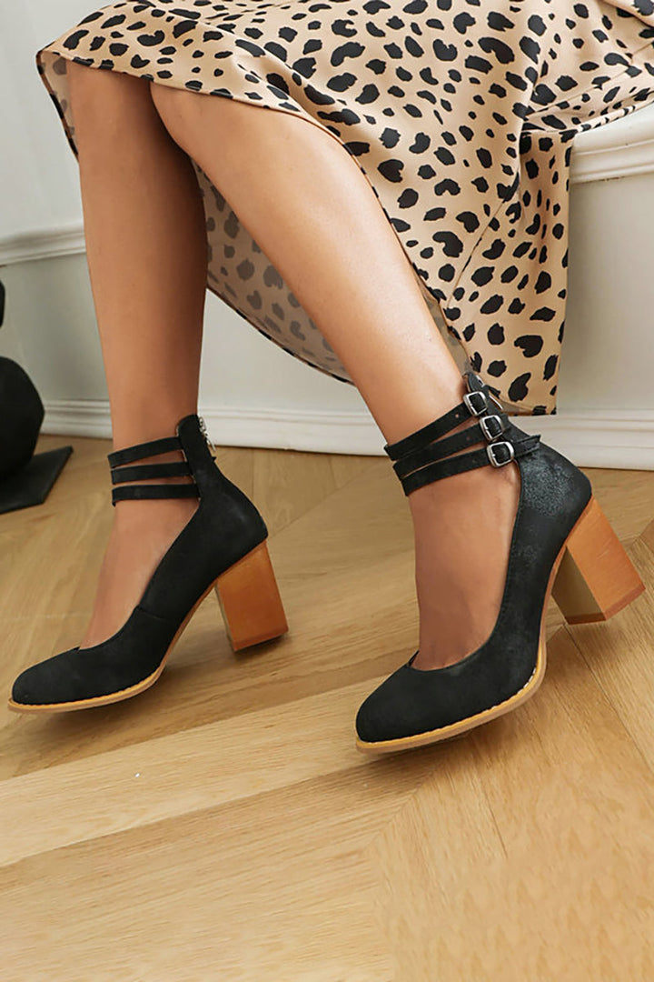 Elisa™| Glatte Sandaler med tyk sål