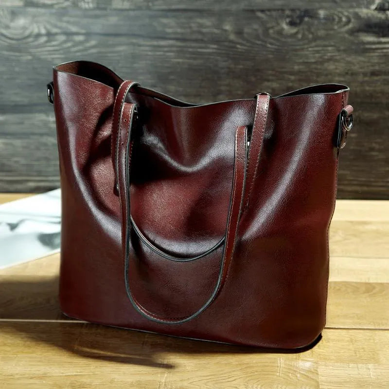 IRIS® | Vintage læder skuldertaske