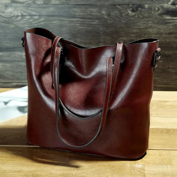 IRIS® | Vintage læder skuldertaske