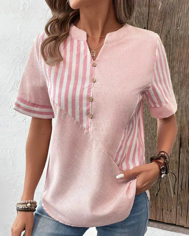 Miv® |  Blød Stribet Bluse