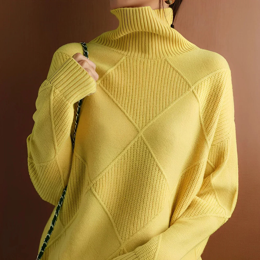 Friederike® | Grovstrik Rullekravepullover