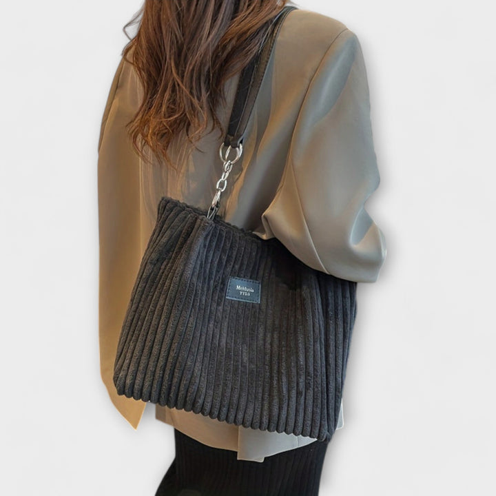 Tilda® | Blød Cord Skuldertaske