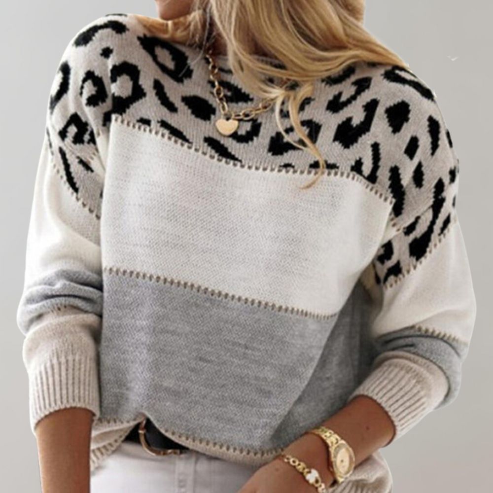 Cheyenne® | Leopardprint Fritidshoodie