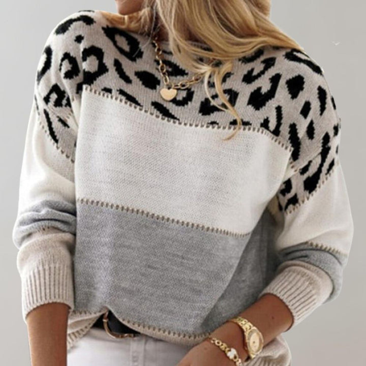 Cheyenne® | Leopardprint Fritidshoodie