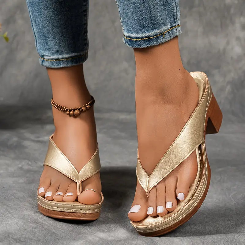Josefine® | Ultra komfortable sandaler med tyk hæl