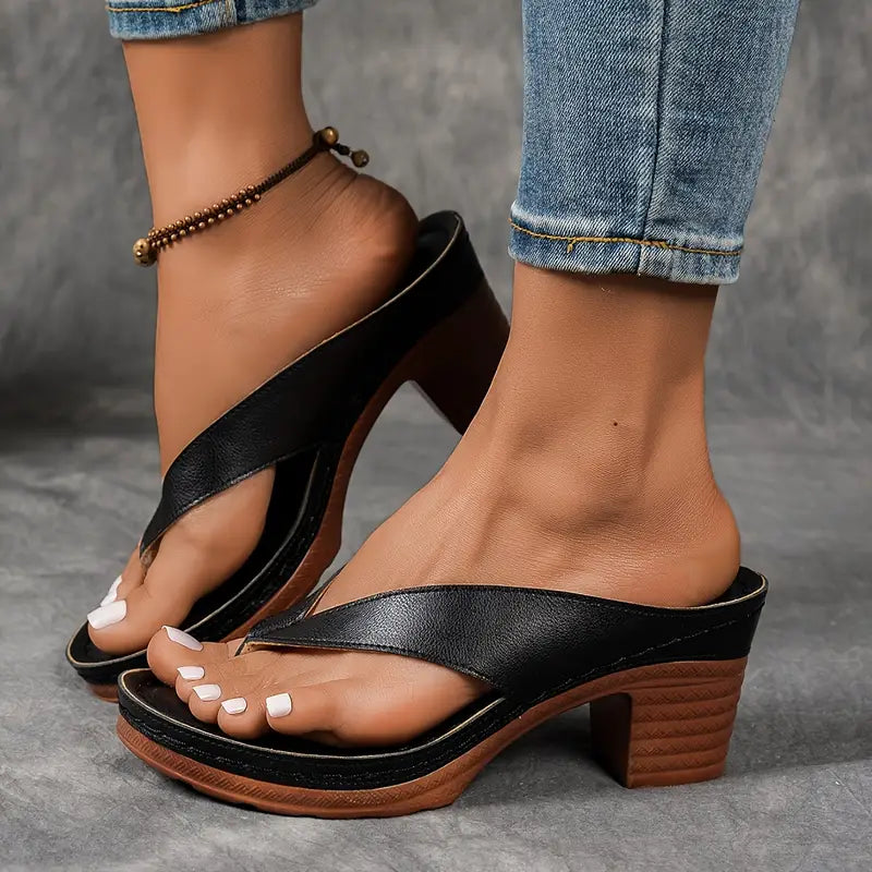 Josefine® | Ultra komfortable sandaler med tyk hæl