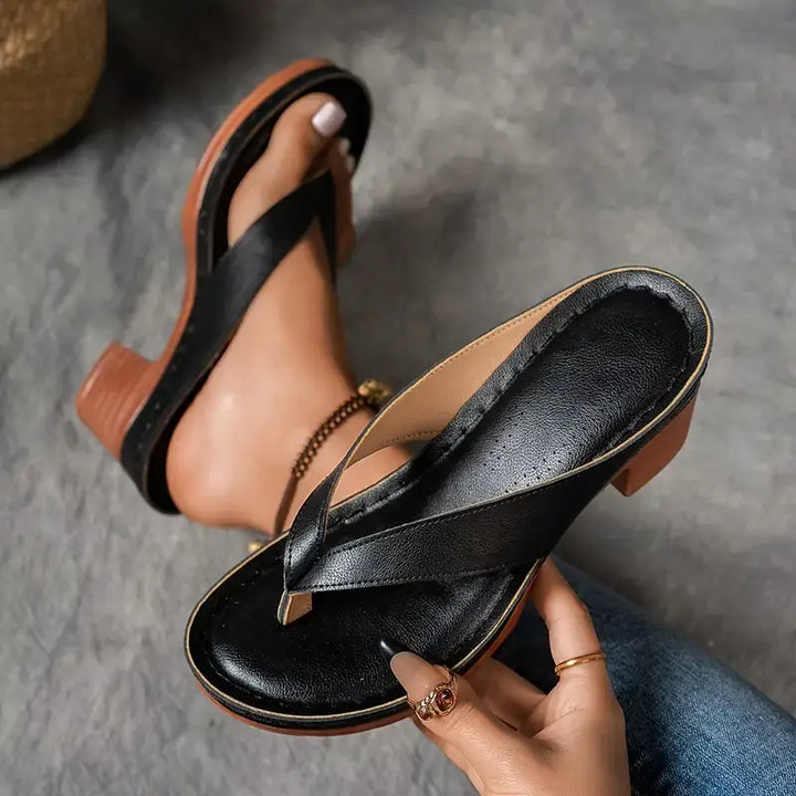 Josefine® | Ultra komfortable sandaler med tyk hæl