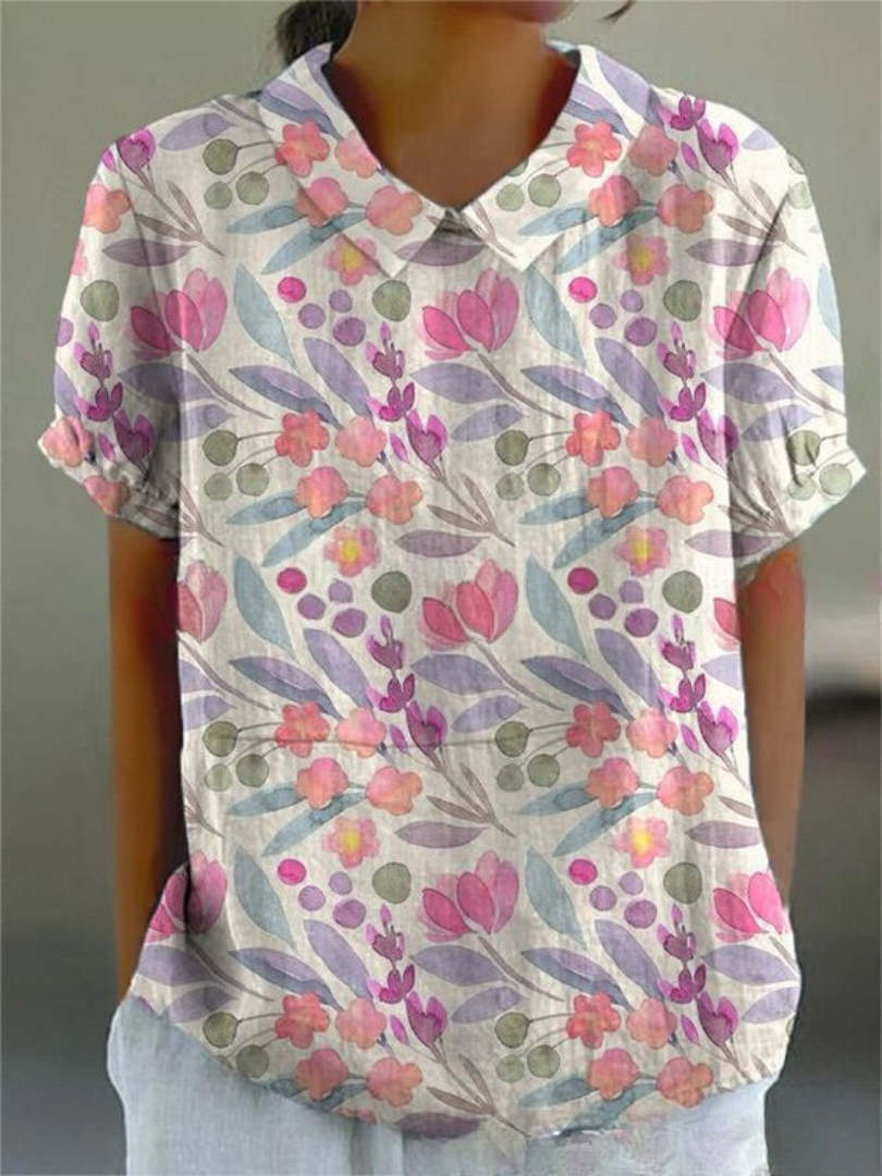 Brynhild® | Blomstret Skjorte
