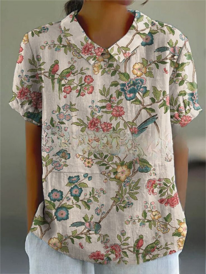 Brynhild® | Blomstret Skjorte