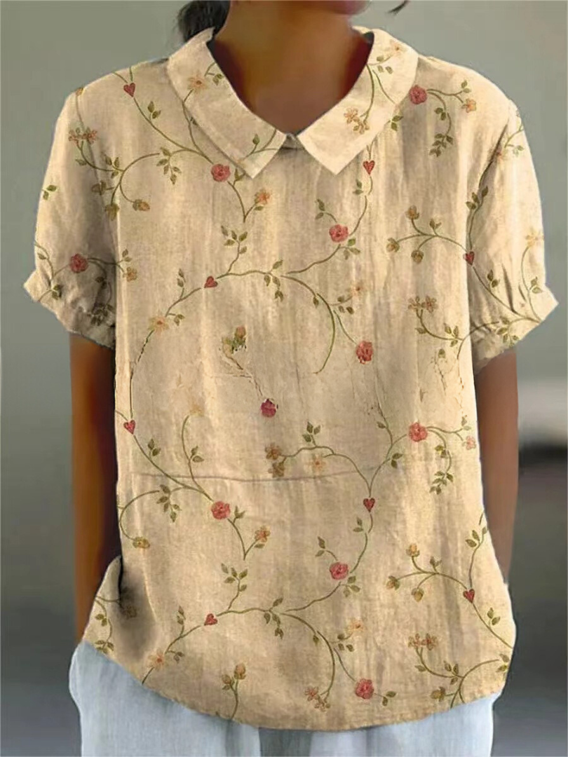 Brynhild® | Blomstret Skjorte