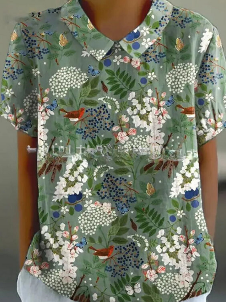 Brynhild® | Blomstret Skjorte