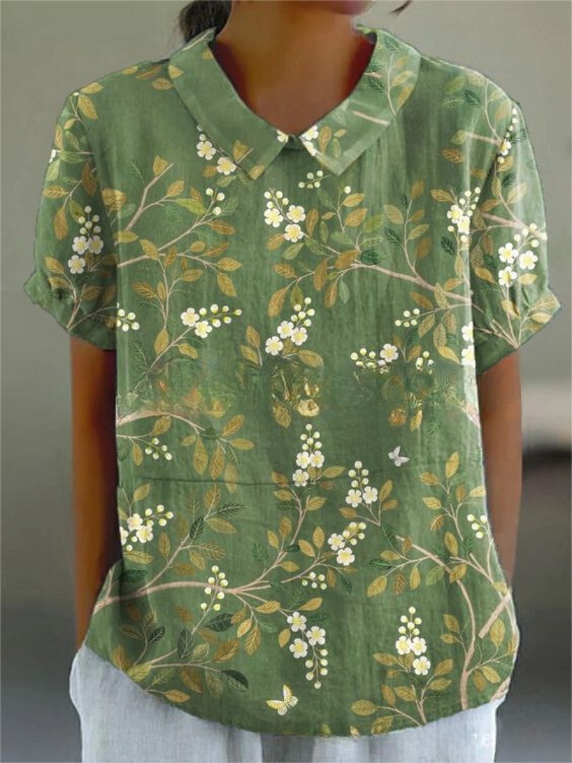 Brynhild® | Blomstret Skjorte