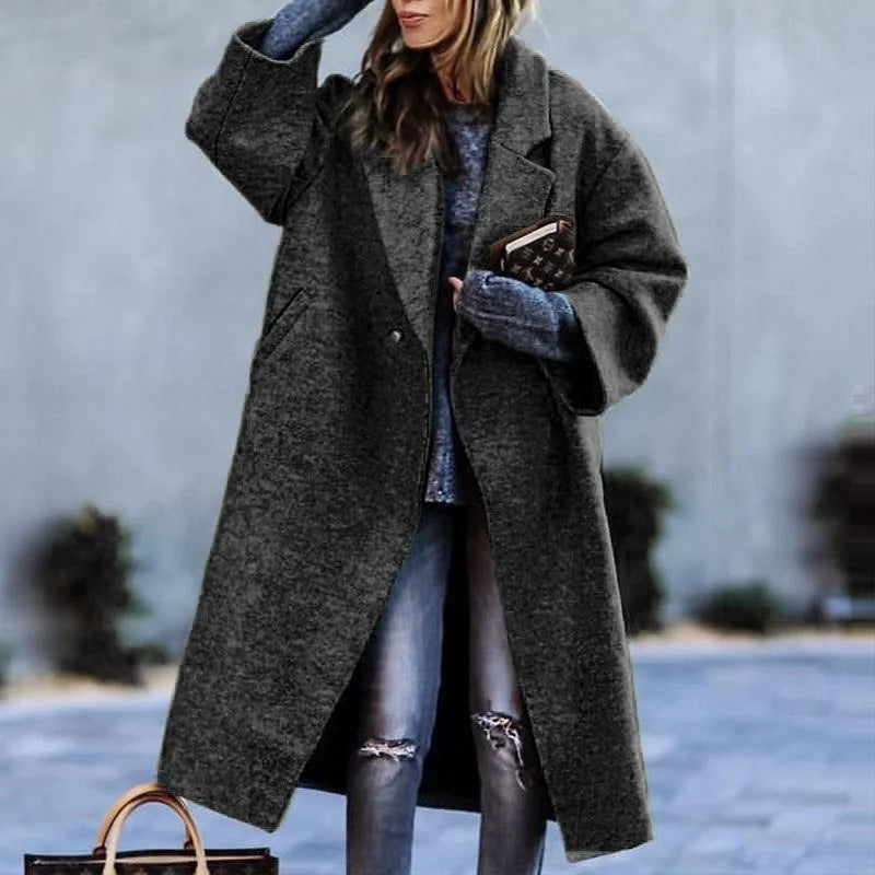 Angelica® | Elegant Frakke med Slå