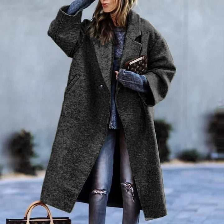 Angelica® | Elegant Frakke med Slå