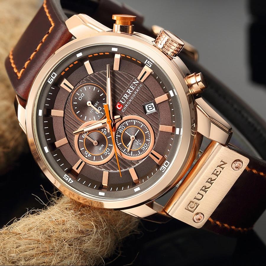 Jonas® | Elegant Quartz Ur med Læderrem