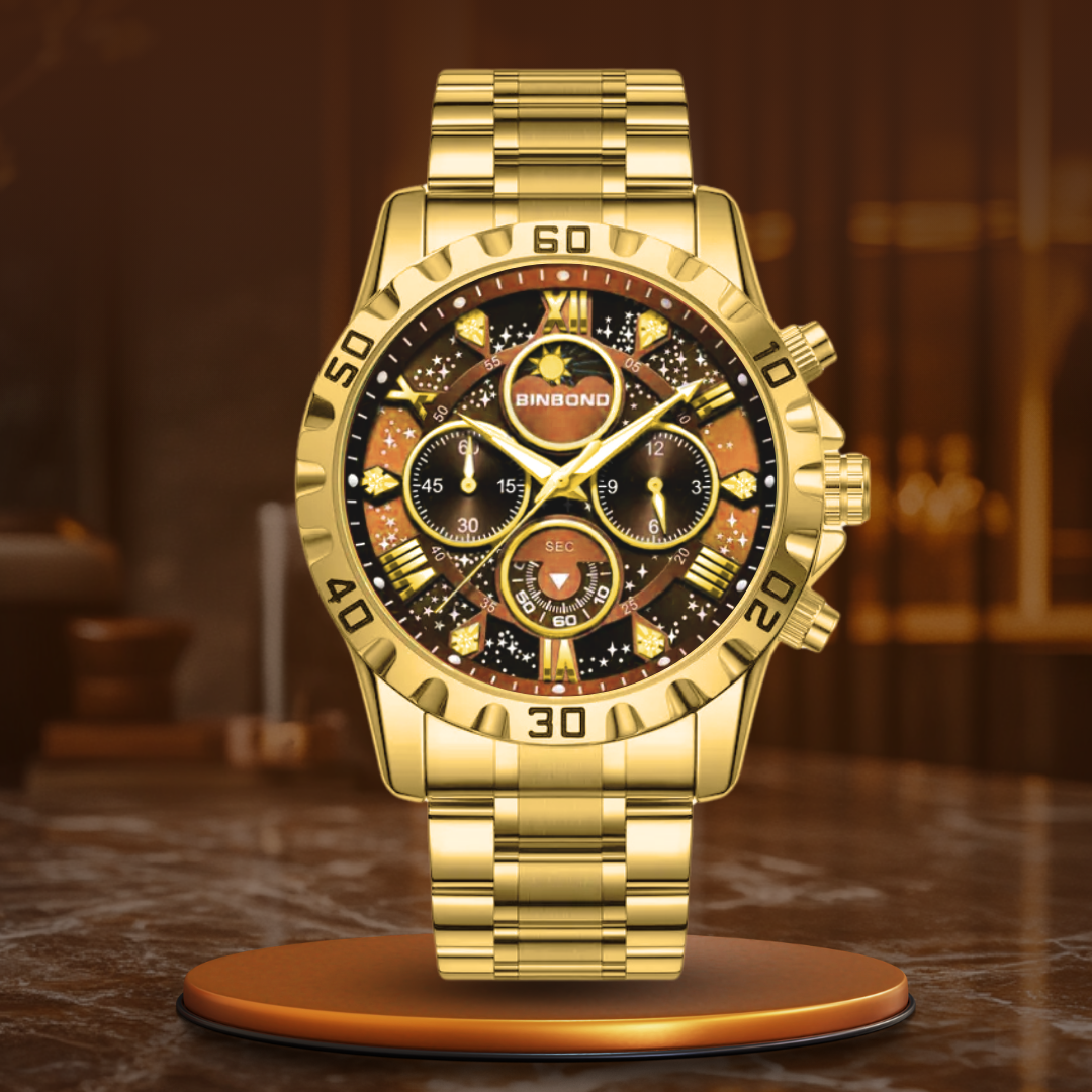 Niklas® | Luksuriøs chronografur med metalarmbånd