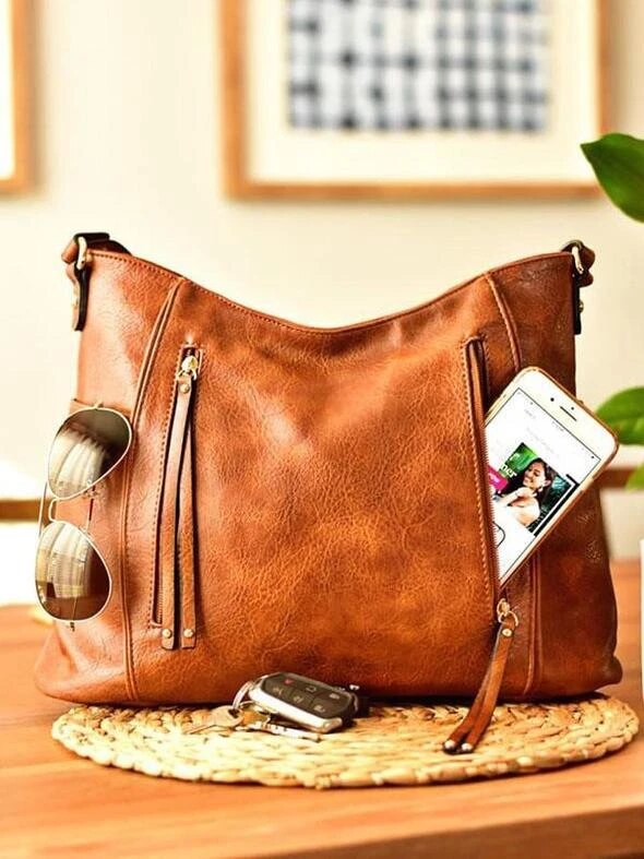 LENE® | Elegant vintage lædertaske